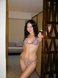 Brown Zebra Bikini