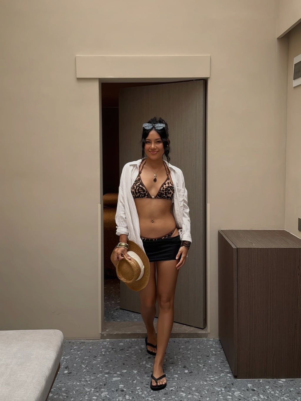 Leopard Print Bikini Bottom
