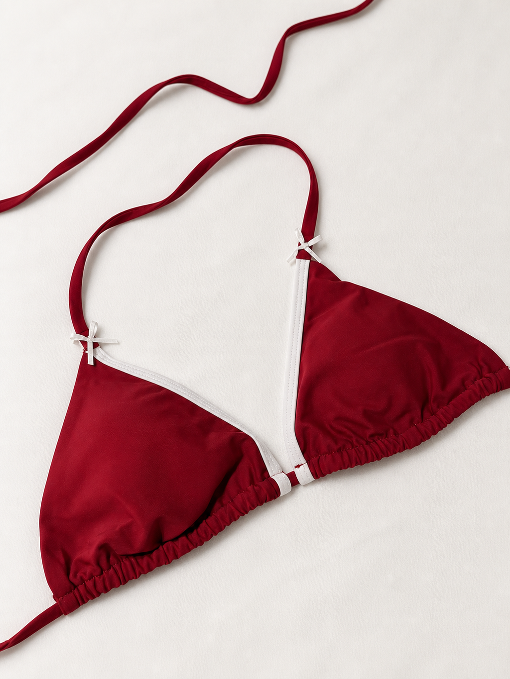 Cherry Red Bow Bikini